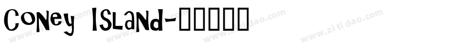 Coney Island字体转换